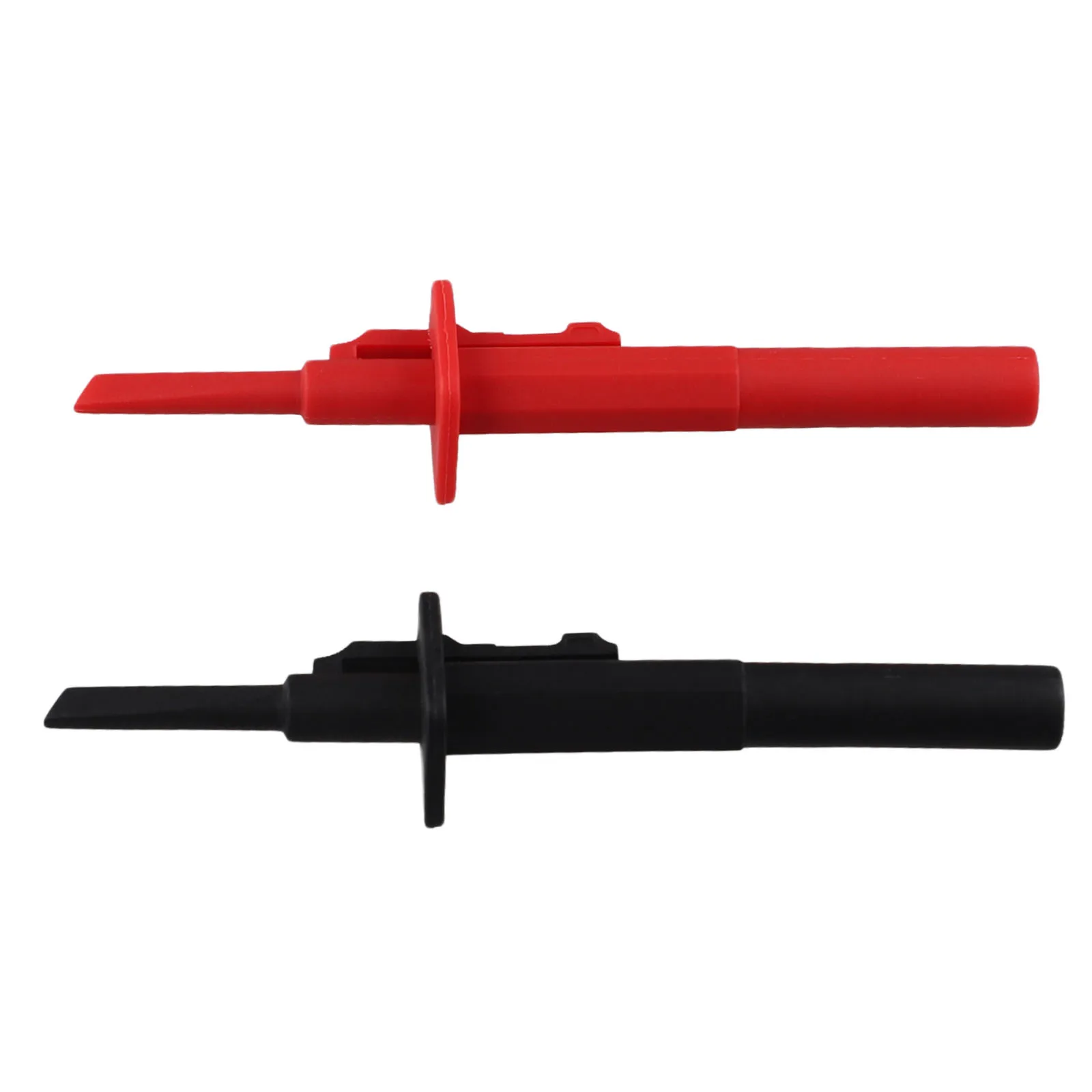 Multimeter Probes 4mm Banana Socket with Silicone Cover and Spring Hook Clamp for Quick and Safe Electrical Testing Applications
