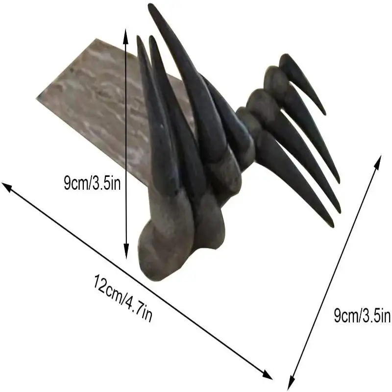 2025 هالوين مخلب المرجعية مرعبة الشيطان مخلب مكتب سطح المكتب الديكور الراتنج الحرفية حلية هدية تزيين المنزل #6