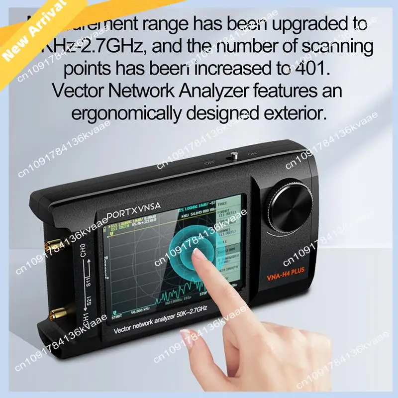 

M01K Nanovna-H4 Plus Portable Vector Network Antenna Analyzer 4In IPS LCD Display Touch Sreeen 50Khz 2.7Ghz Bulid In 5000Mah