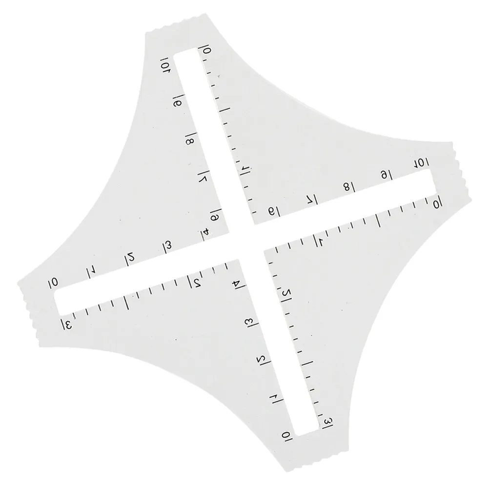 

Knitting Density Ruler Transparent Smooth Surface Quilting Sewing Ruler Precise Gauge Wool Sample Weaving Patchwork Knitting
