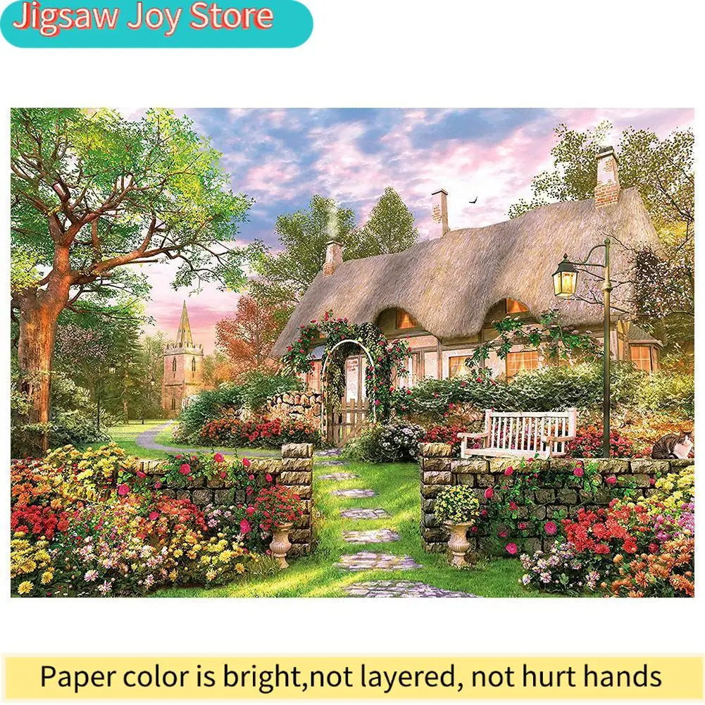 

Landscape Puzzle Paper Material 1000 Pieces Household Decoration Adult Children's Toy Holiday Gift Home DIY Educational Toys