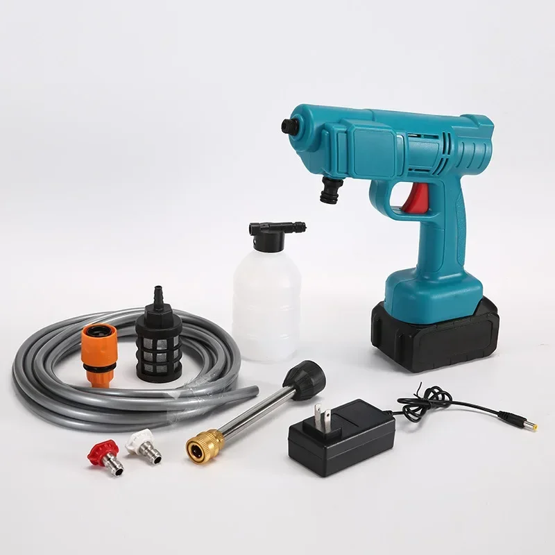 High Pressure Portable Car Washer 300W Garden Watering Gun Wireless Removable Accessories for Car Home Cleaning