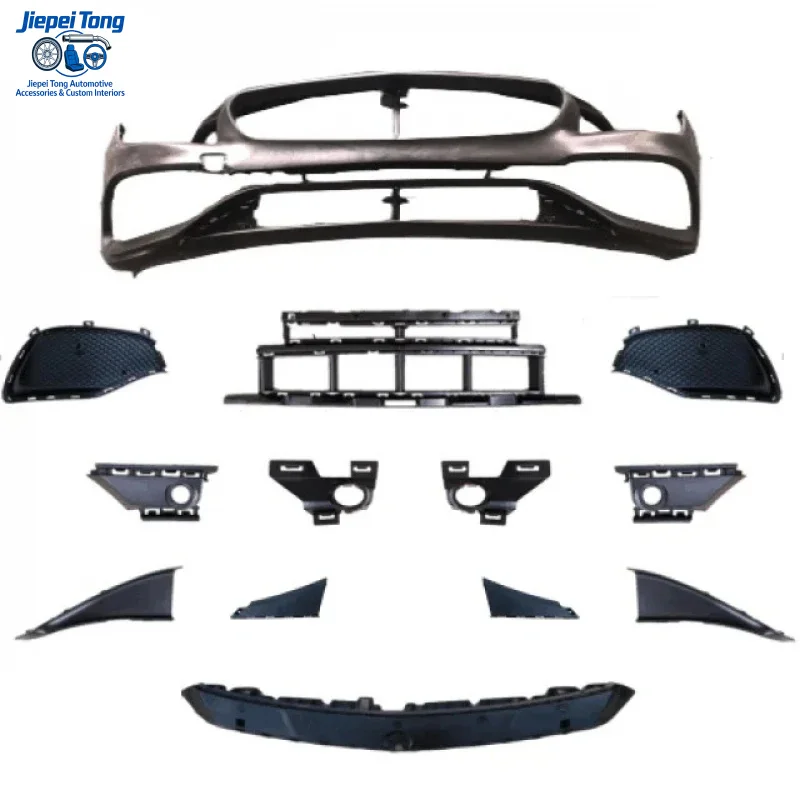 

Заводская поставка: Комплект обвесов (передний/задний бампер, решетка радиатора) для Mercedes-Benz CLA-Класса W117 CLA45, номер детали 1178802301