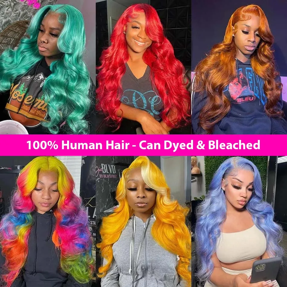 Peluca con malla Frontal rubia ondulada, encaje transparente HD, peluca de cabello humano 13x6, pelucas frontales 613 prearrancadas de 30 y 40 pulgadas para mujeres negras