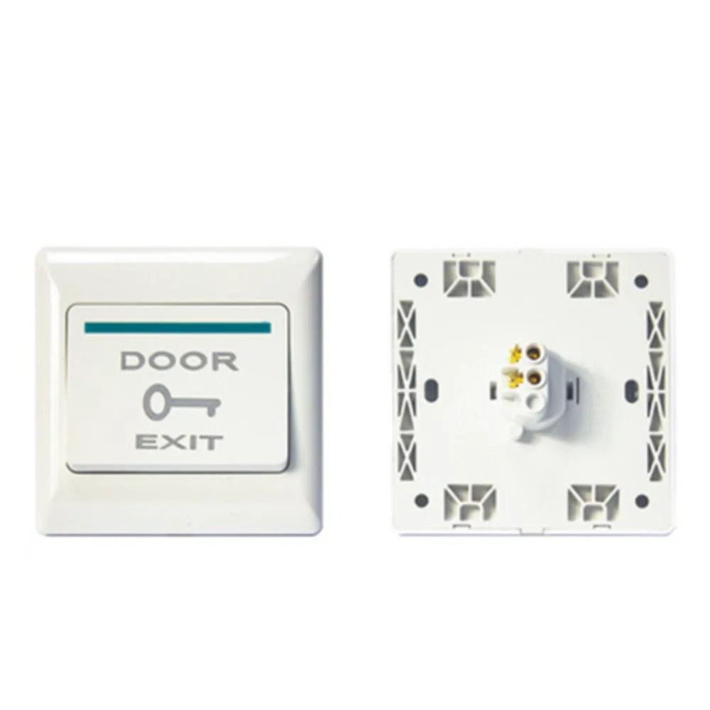

5PCS Push Button Design Access Control System Push Switch Dustproof Plastic Exit Button Eco-friendly Square Electronic Door Lock