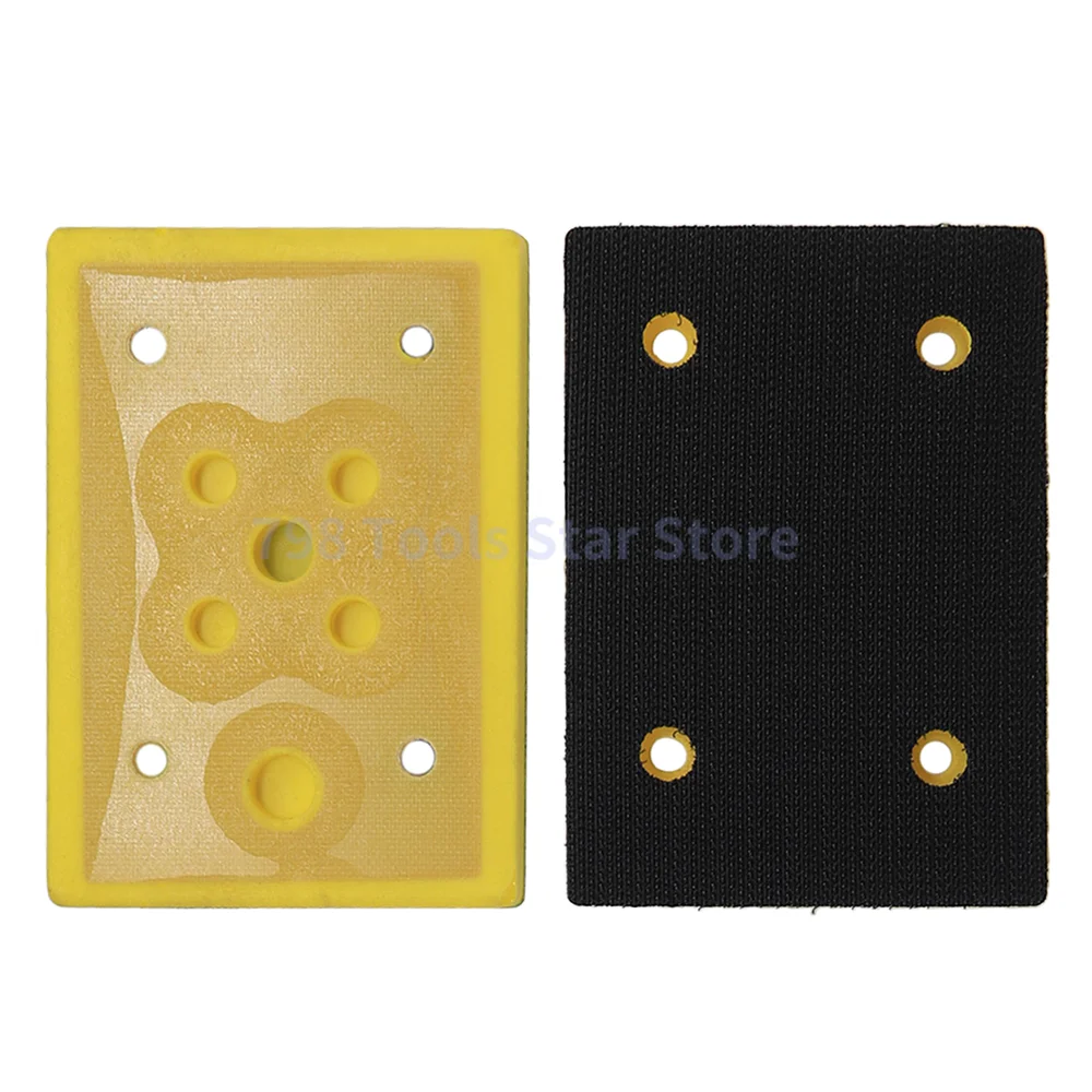 1PC Rectangular Sanding Pad 70*100mm Hook and Loop Sander Backing Pad Abrasive tools Grinder Accessories for Sanding Polishing