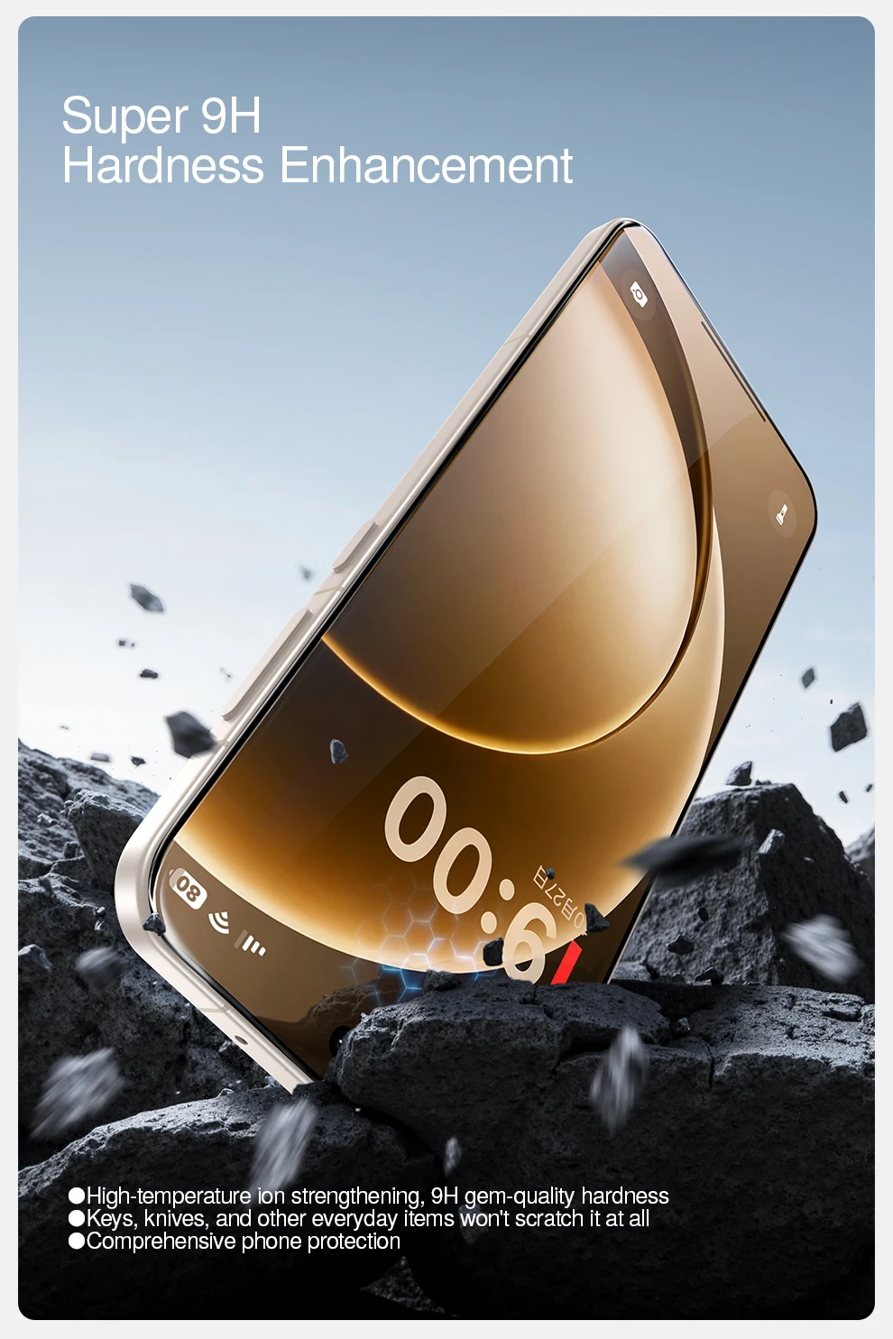 SmartDevil Staubfreie Kabinen-Hartglasfolie für OnePlus 15 Ace 6, HD-Displayschutzfolie für OnePlus Ace 5 Pro, Anti-Fingerabdruck – Detail 11