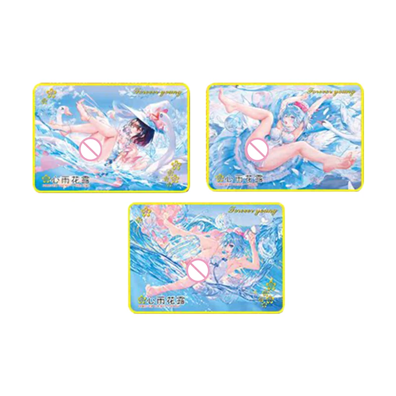 Diy Japanese Anime Goddess Storyazur Lane Blue Archive Flash Cards Collectible Cards Christmas Birthday Gifts Children's Toys