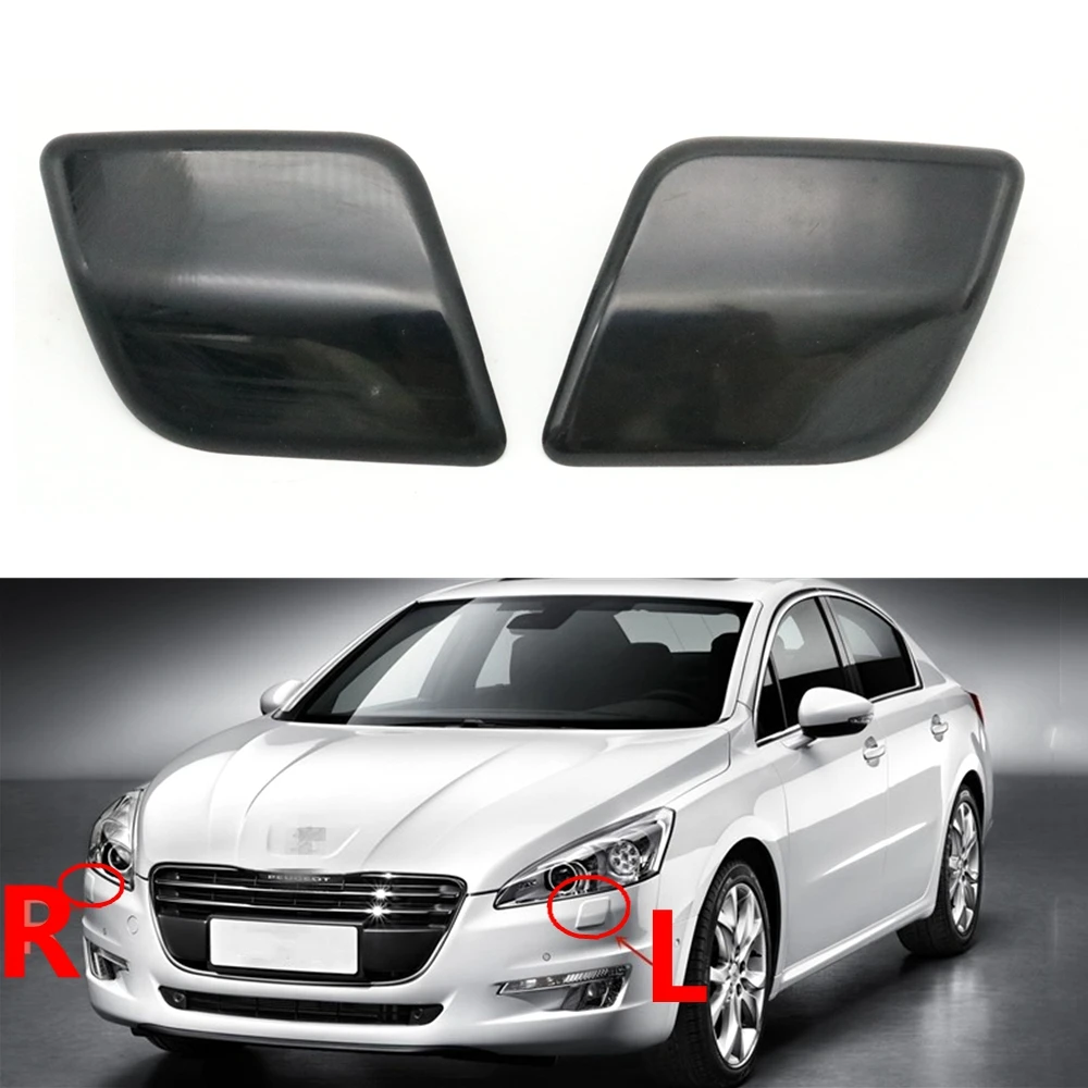 

1606413980 Front Bumper Headlamp Headlight Washer Spray Cover Cap For Peugeot 508 2010 2011 2012 2013 2014