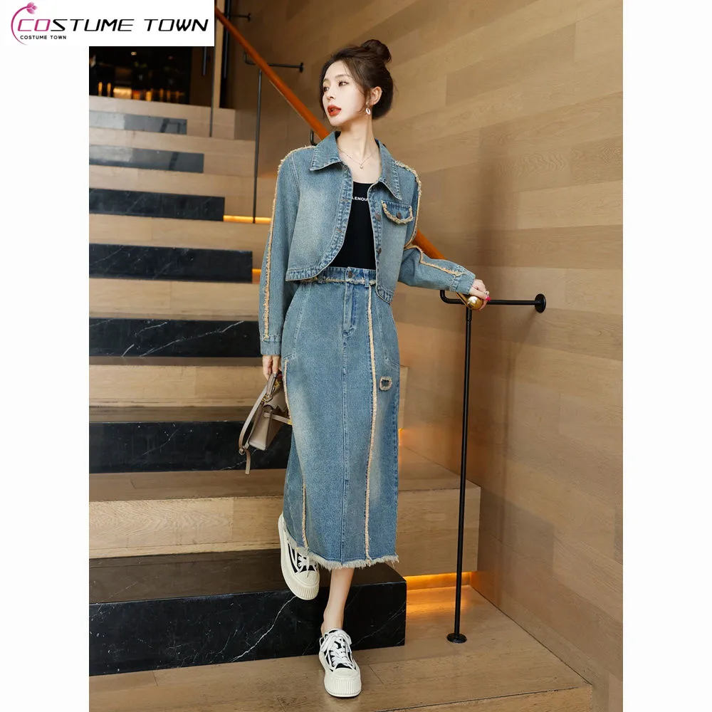 

Fashionable Women's Set 2023 Spring and Autumn New Korean Version Casual Style Reducing Age Loose and Slimming Two Piece Set