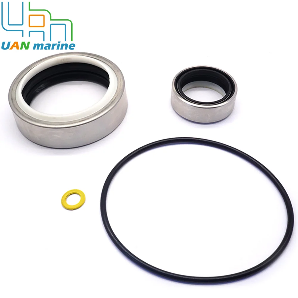 Oil Seal Drain Fill Washer Gasket For Mercruiser Stern Drive BRAVO II Lower Unit Gearcase Seal kit 26-861694 25805331 O-ring