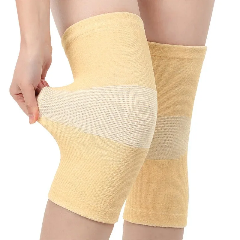 2-Pack Bamboo Knee Compression Sleeve for Men and Women, Com