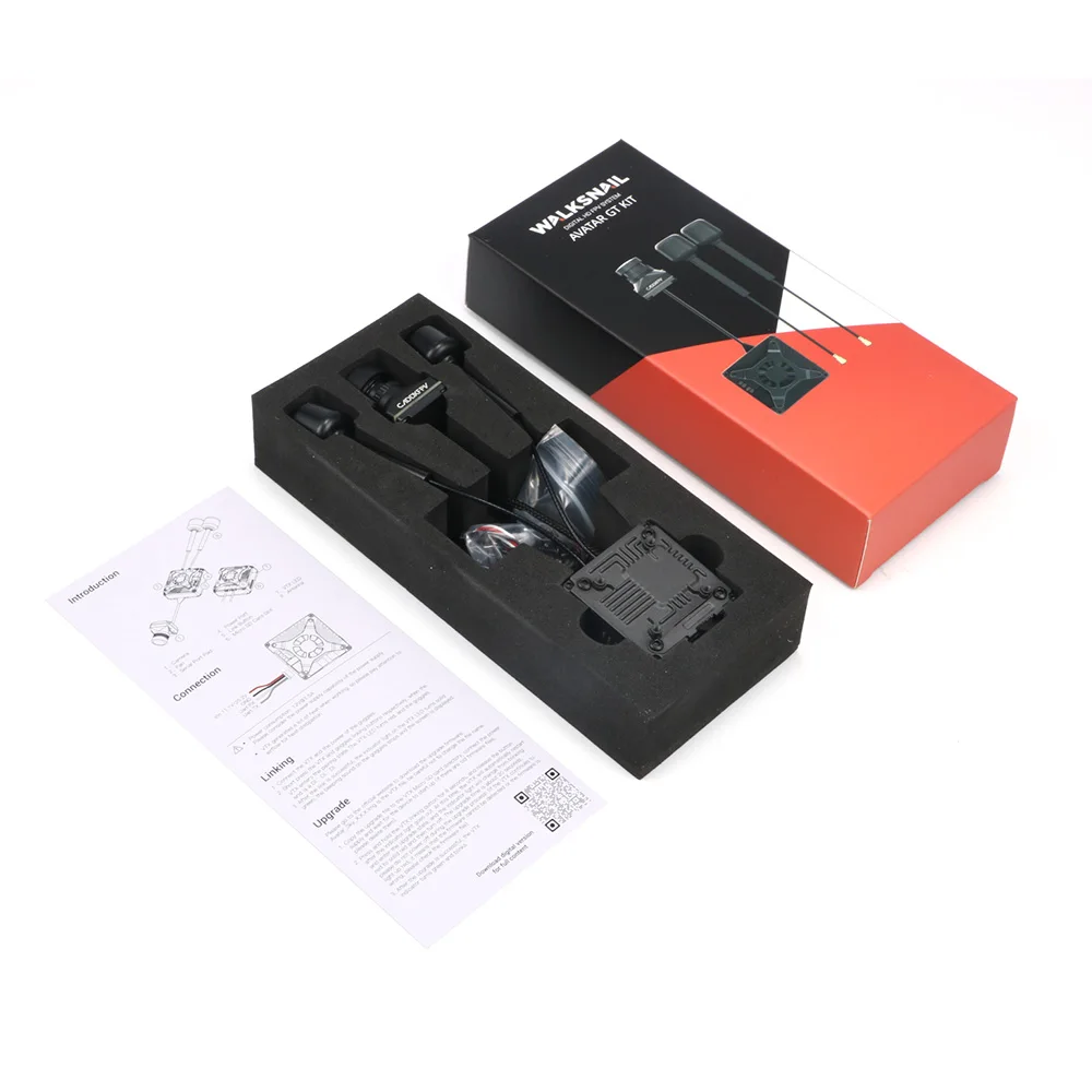 Caddx Walksnail Avatar GT KIT 1080P 100fps FPV Camera 2W VTX Gyroflow Dual Antennas Night Vision for Sony Starvis II Sensor Long