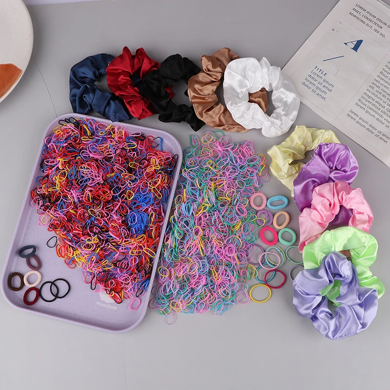 2155PCS/Set Hair Accessories For Woman Set Ponytail Holders Hair Scrunchies HairBands Scrunchy Hair Tie Hairstyle Styling Tool