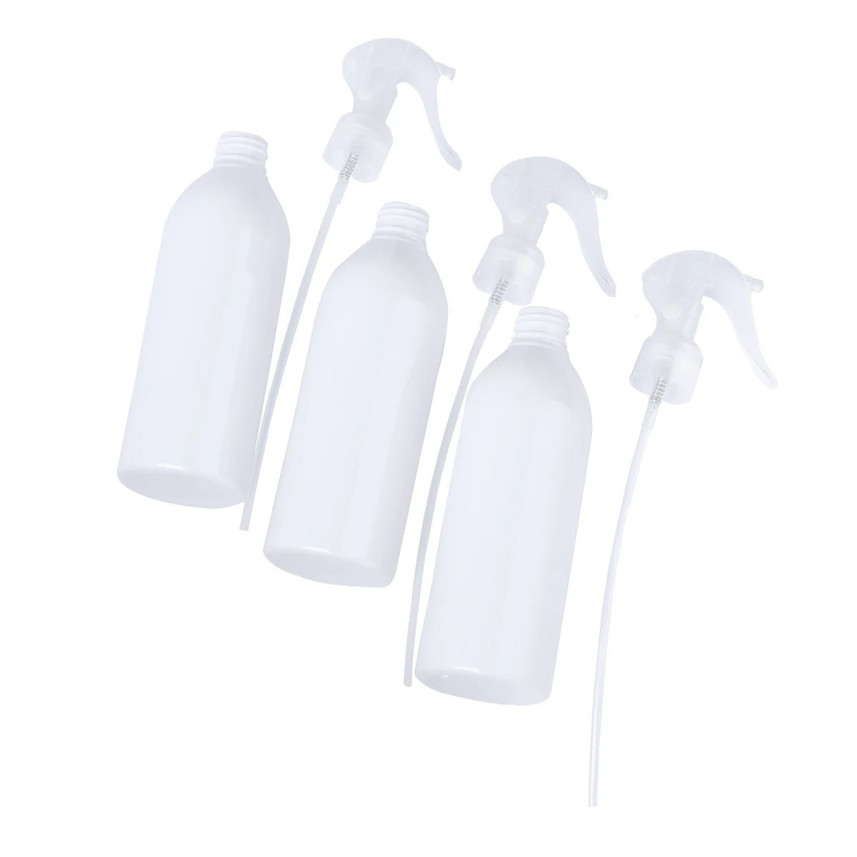 

3pcs 300Ml Plastic Spray Bottle Mist Watering Bottle Leakproof Sturdy Press Type Transparent Container For Salon Hairdressing