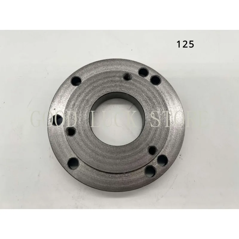 100mm /125mm Back Connection Plate CNC Lathe Machine Tool Chuck Cover, Connecting Plate Lathe Instrument Accessories