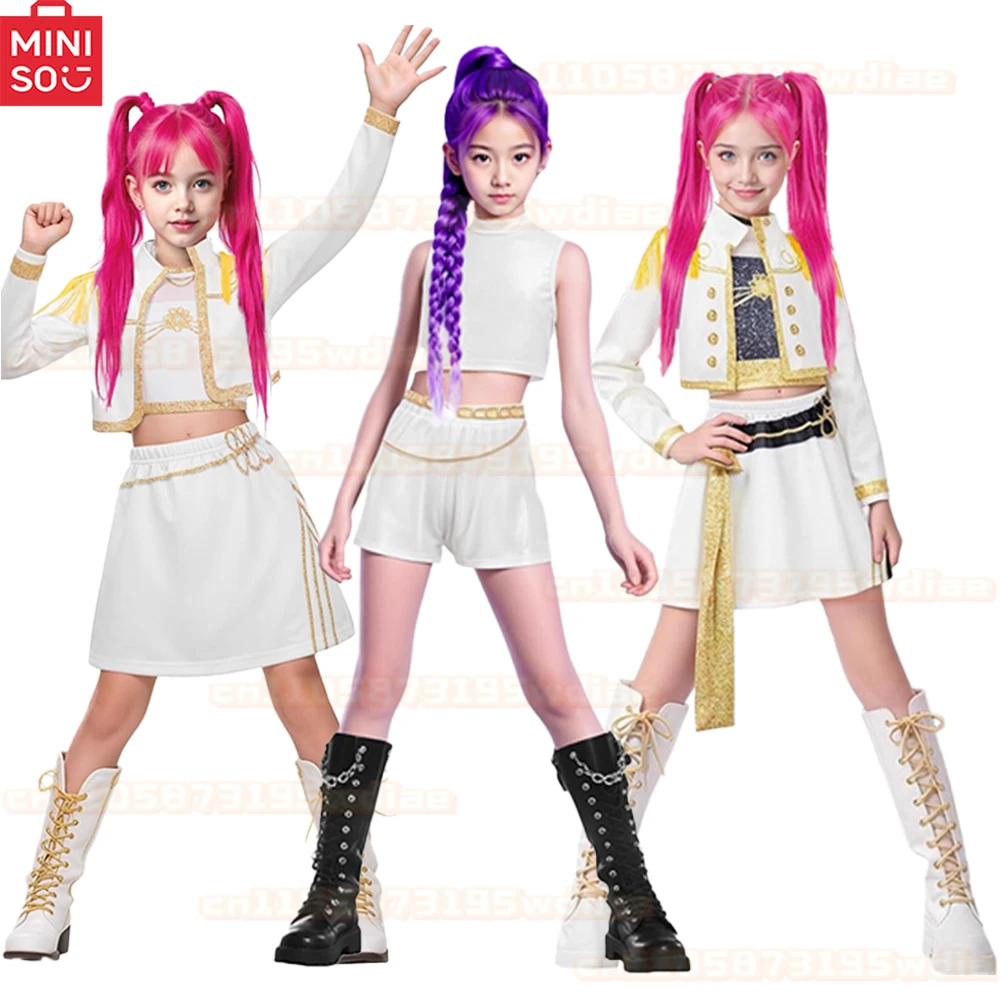 

New Rumi Cosplay Costume Suit Zoey Oufits Dresses Mira Clothing Kpop 3D Printed Girls Group Stage Performance Halloween Costumes