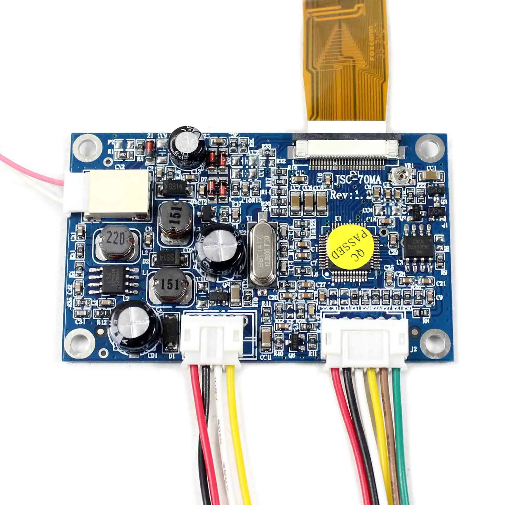 CVBS input Controller Board With WLED 7inch LCD Screen 480x234 AT070TN07
