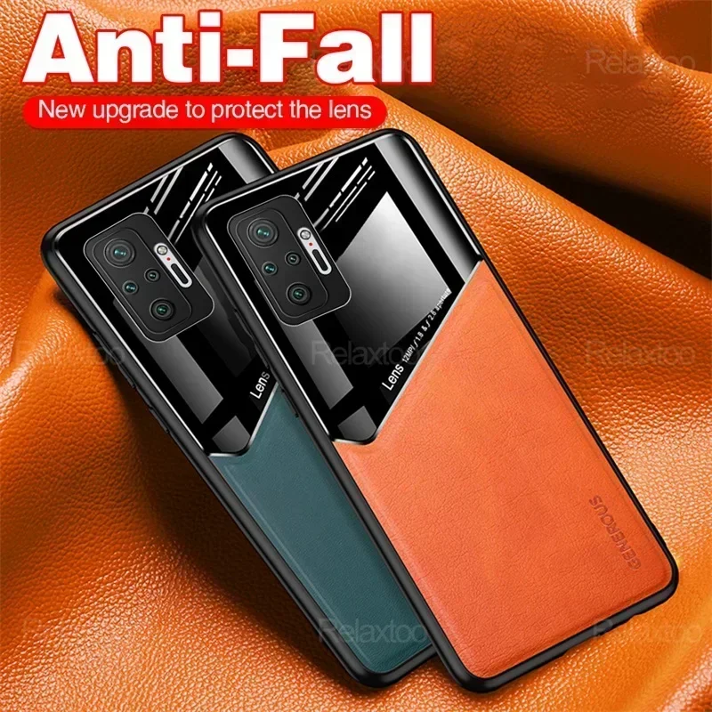 Leather Case For Xiaomi Redmi Note 15 14 13 12 11 10 Pro Plus 5G 4G 12S 11S 10S 13C Magnet Silicone Case Protective Cover Funda