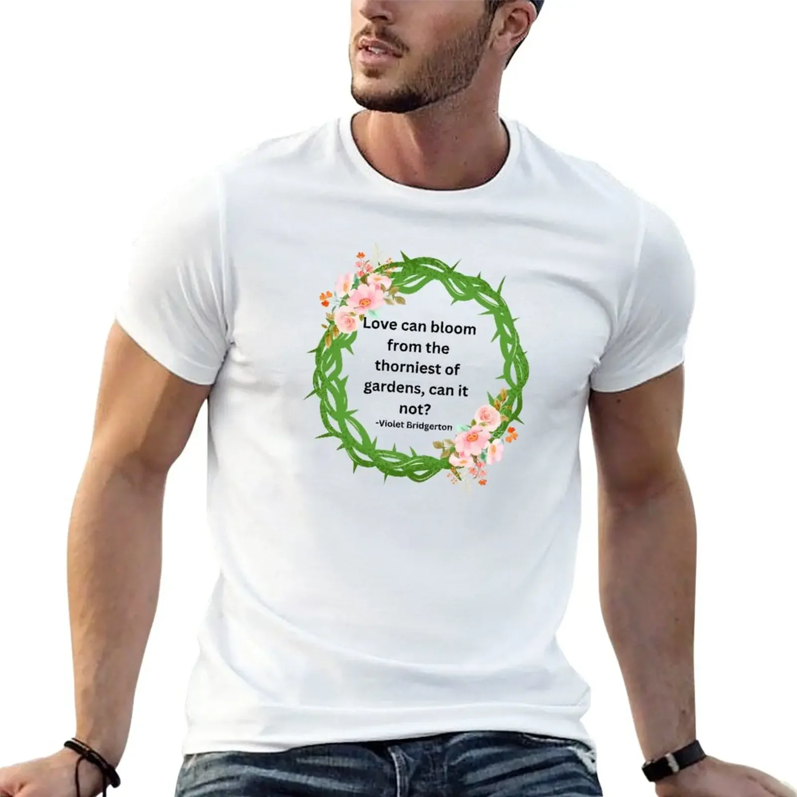 Love Can Bloom, Can it Not? T-Shirt funny t shirt summer clothes men workout shirt