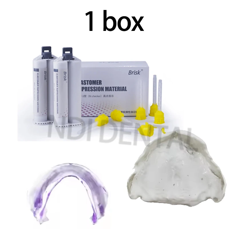 Dental Impression Material Oral Cavity Putty Light Body Elastomeric Advanced Cartridges Denture Dental Injection Molding Product