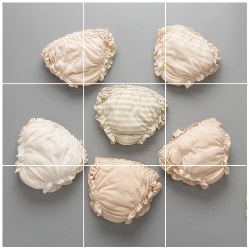 

Breathable Kids Cotton Underwear, Soft Colored Triangle Panties for Toddlers, Anti-Peek Thin Cotton Shorts