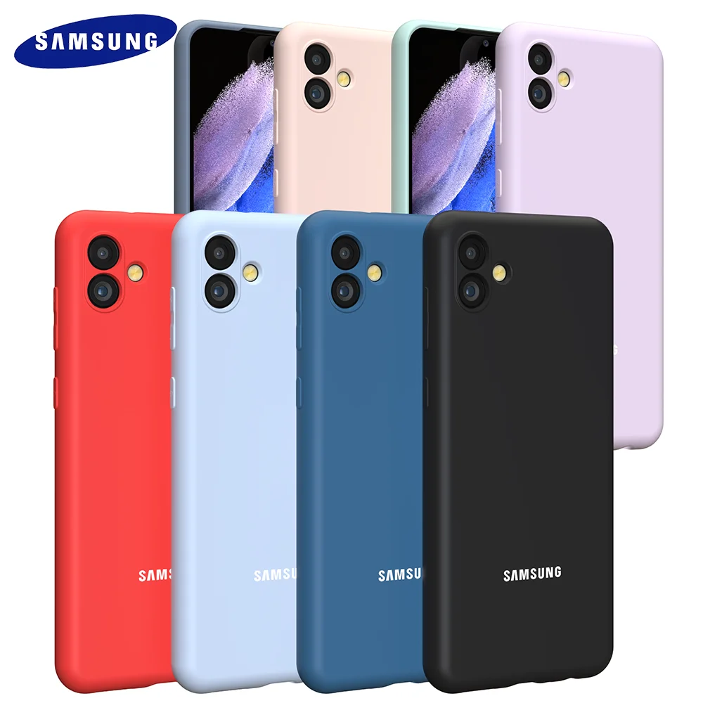 Coque de protection arrire en Silicone soyeux, souple au toucher, antichoc, pour Samsung Galaxy A05 A04E F04 M04 A04
