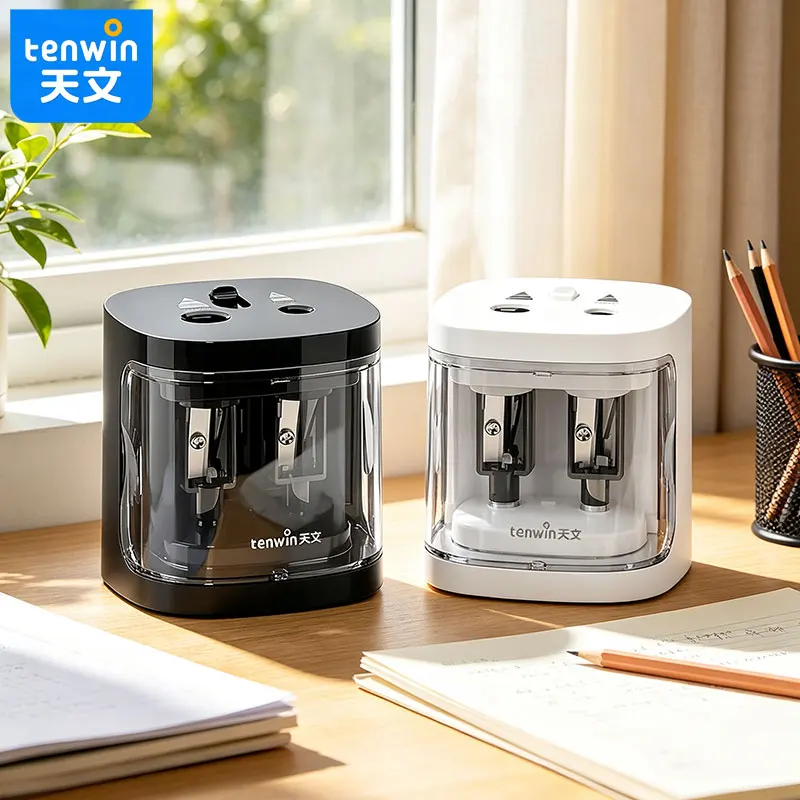 Tenwin Electric pencil sharpener art students, ordinary primary school students are suitable for writing and drawing