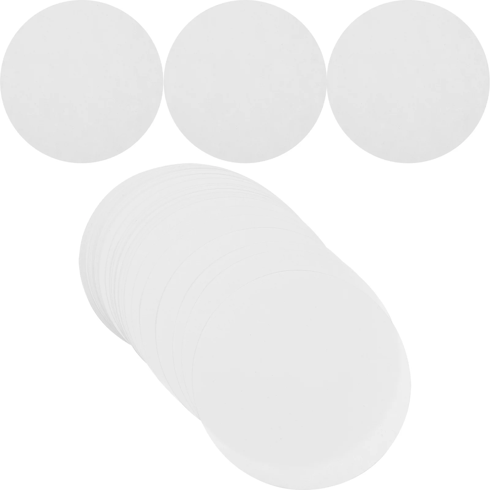 

100Pcs Qualitative Filter Paper Discs 11cm Diameter Medium Flow Rate Paper Filters for General Chemistry Experiments