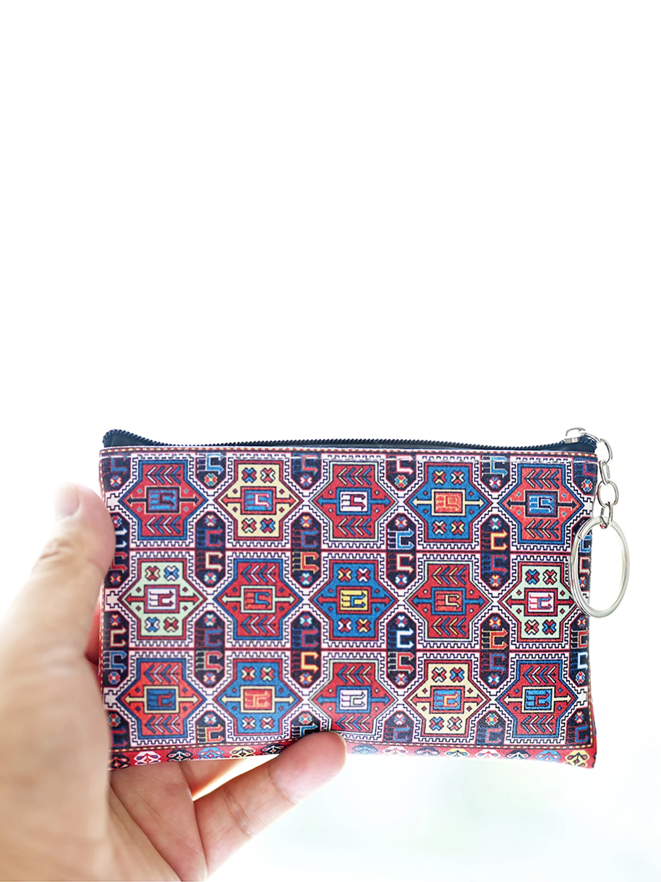 Vintage Printed Coin Wallet, Lightweight and Versatile Storage Bag, Coin Wallet, Gift Bag