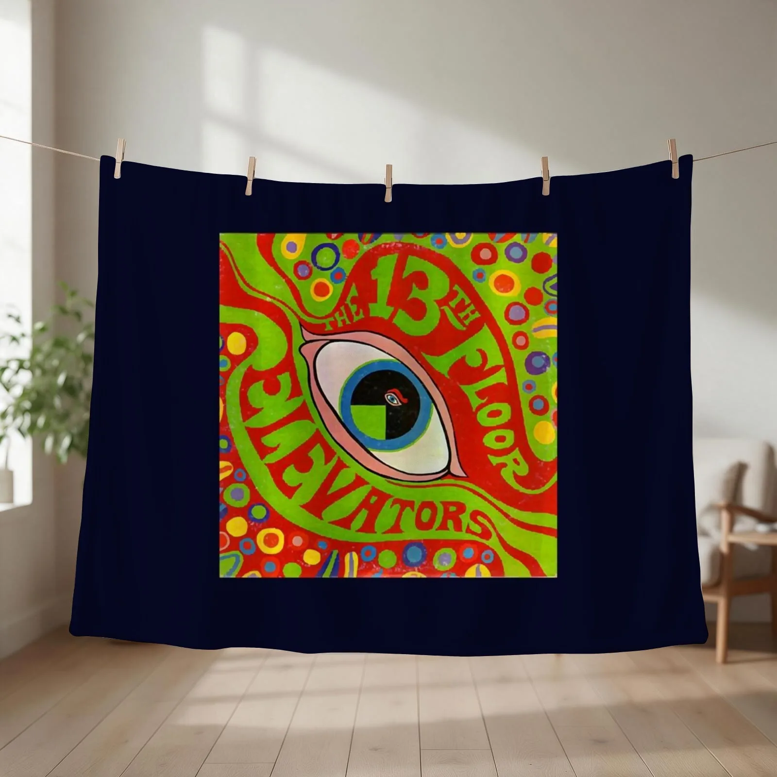 The 13th Floor Elevators The Psychedelic Sounds Of The 13th Floor Elevators Throw Blanket