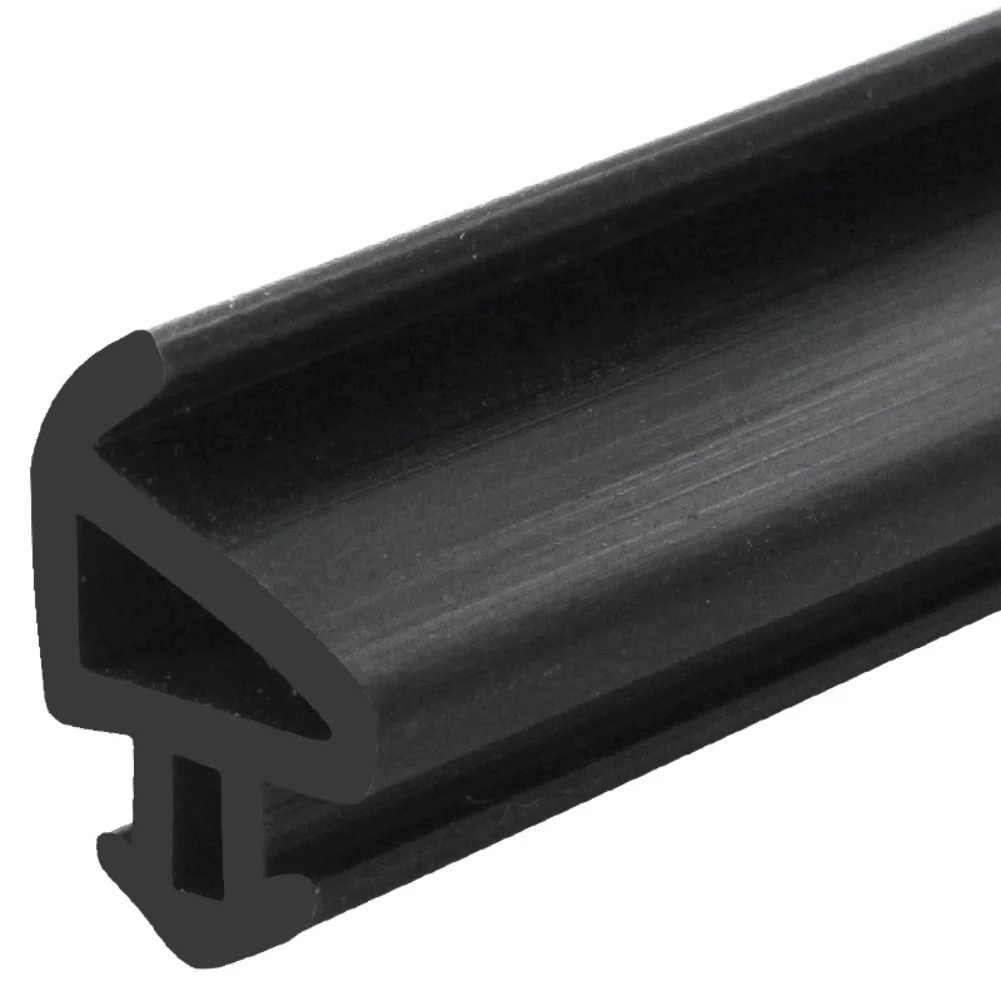 Silicone Seals 5m Black Door Sealing Strips Easy Installation Process Effective Insulation Against Wind Indoor Insulation