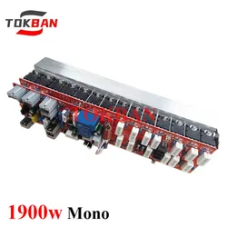 Tokban 1900w Mono Power Amplifier Board High Power Toshiba Transistor A1943/C5200 Pure Voice HIFI Audio Amplifier Board