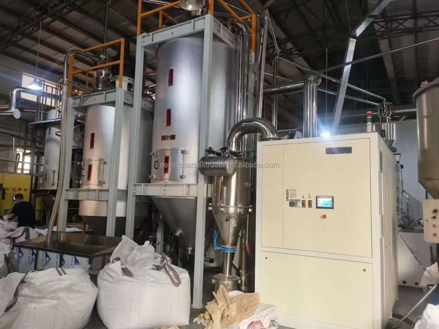 FDY mit PET-Flocken-Kristallisator