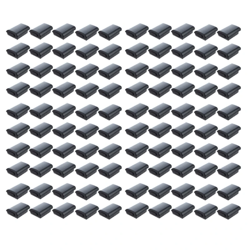 

A23F-100Pcs Rechargeable Battery Back Cover Case Shell Pack For Microsoft 360 Controller Battery Pack Cover Shell