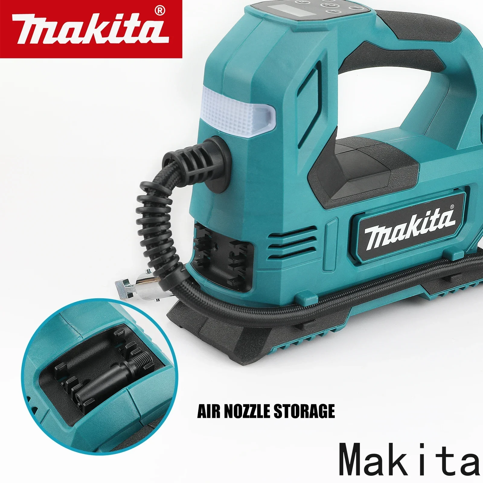 Makita DYS59 Automatic Cordless Inflator Electric Air Pump Car Tire Handheld Air Compressor For Makita 18V Battery(No Battery)