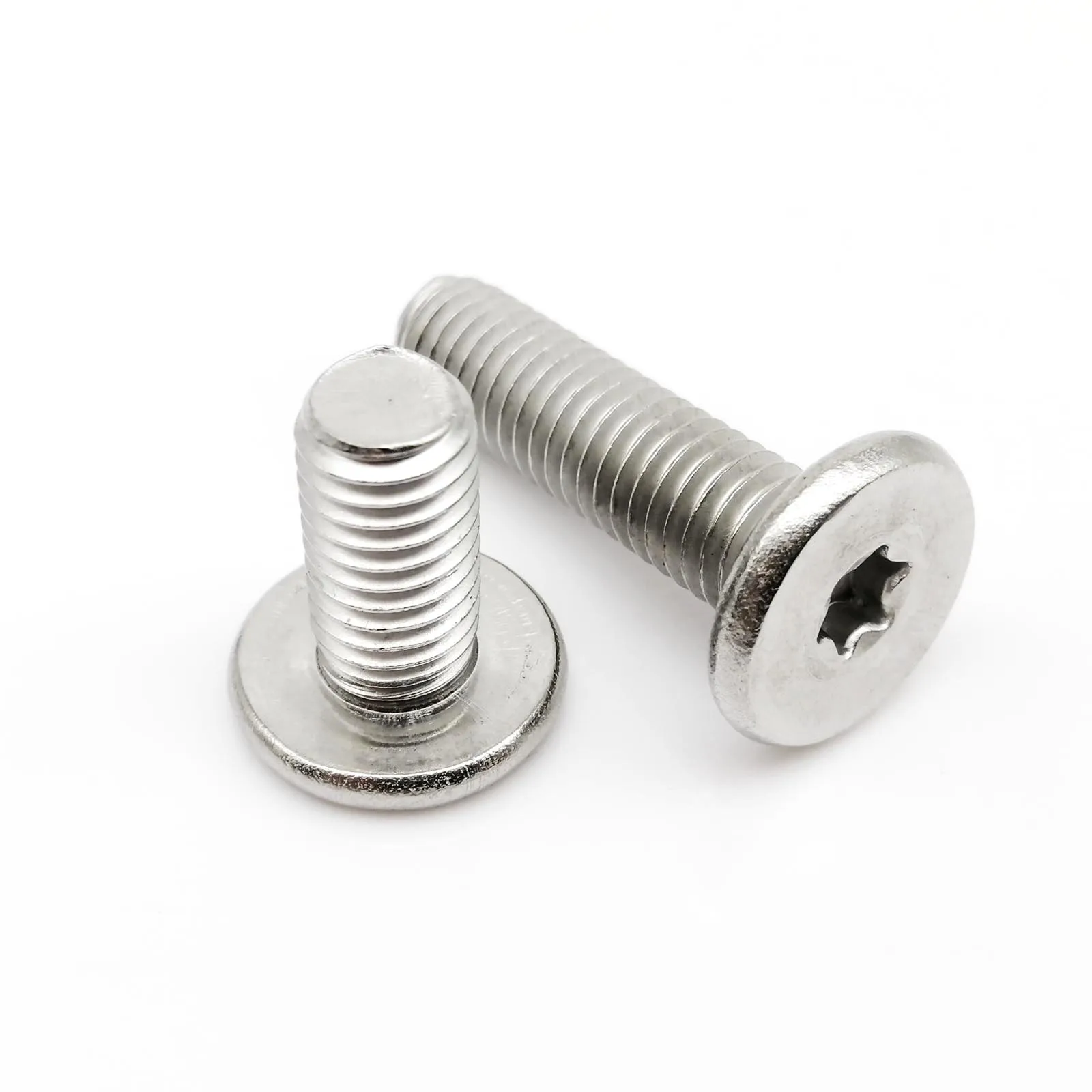 5/10/50pcs M1.6 M2 M2.5 M3 M4 M5 M6 M8 304 Stainless Steel CM Six-Lobe Torx Ultra Thin Super Low Flat Wafer Head Bolt Screw