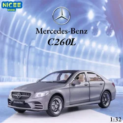 1:32 Mercedes-Benz C260L Simulation Metal Toy Vehicles Model Alloy Children Toys Collection Gift Car Kids 6 Open Door A54