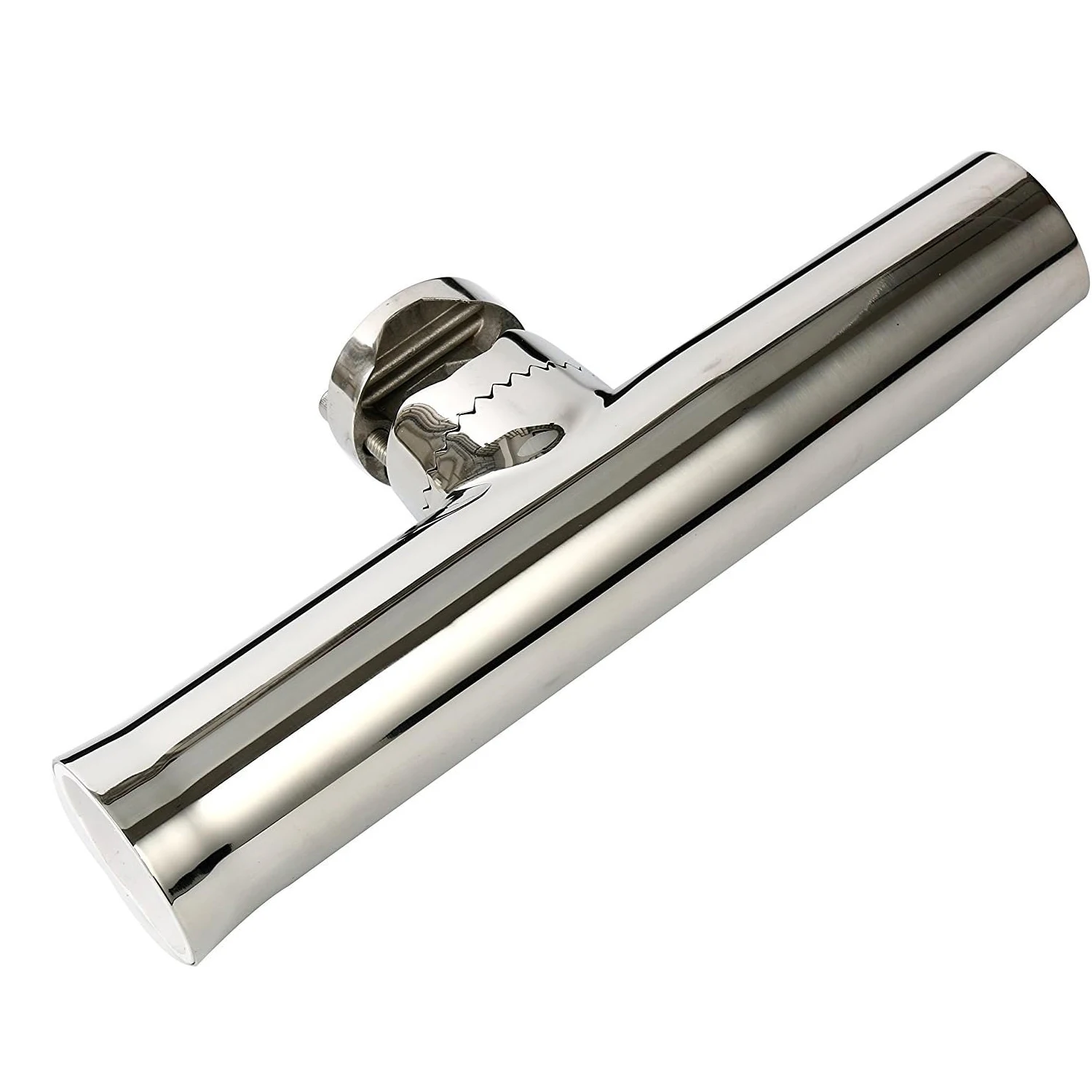 

Держатель удочки, зажим в турнирном стиле из нержавеющей стали на держателе удочки, держатель удочки с креплением на рейку для рельсов от 7/8 до 1 дюйма