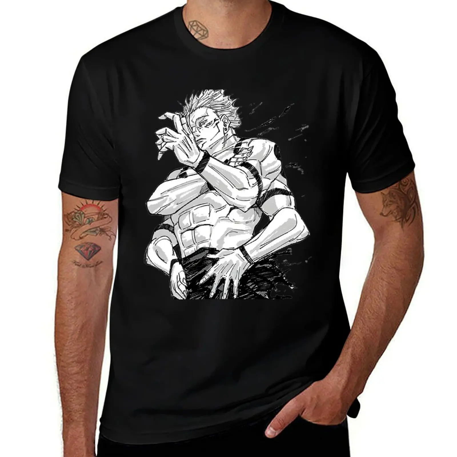 sukuna true form manga T-Shirt Moisture Wicking Quick Dry Tee