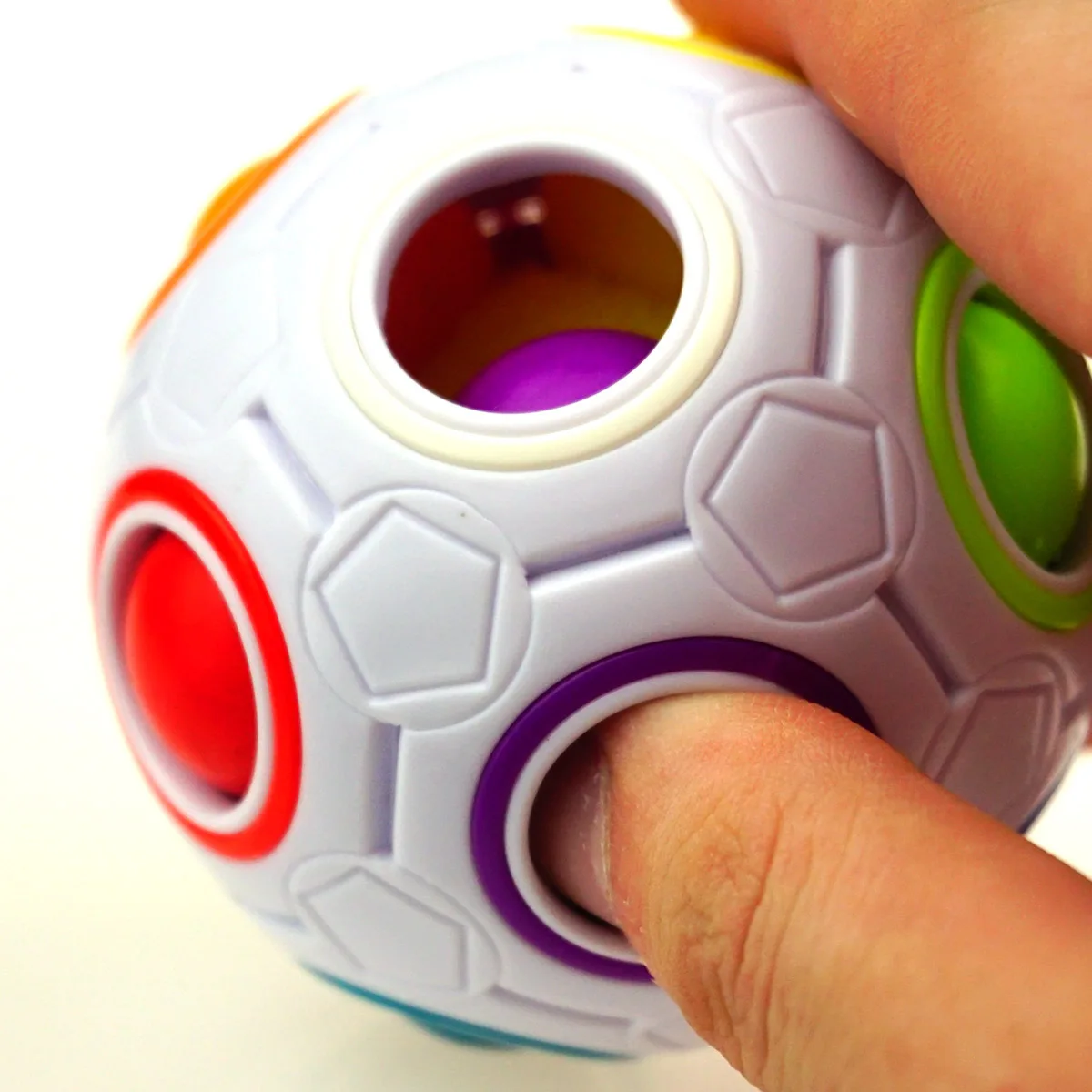 Magische Regenbogen ball würfel Alien Fußball kreative glatte Puzzle Kinder Stress abbau Spielzeug