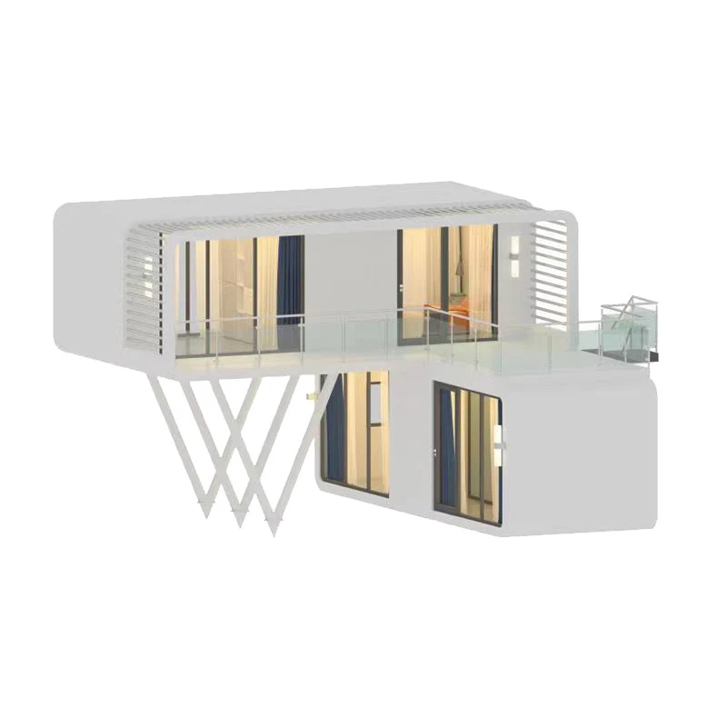 Casa prefabbricata popolare moderna Studio Mobile ufficio Pod Container House 3 anni Outdoor Apple Cottage vendita calda 20 piedi 40 piedi