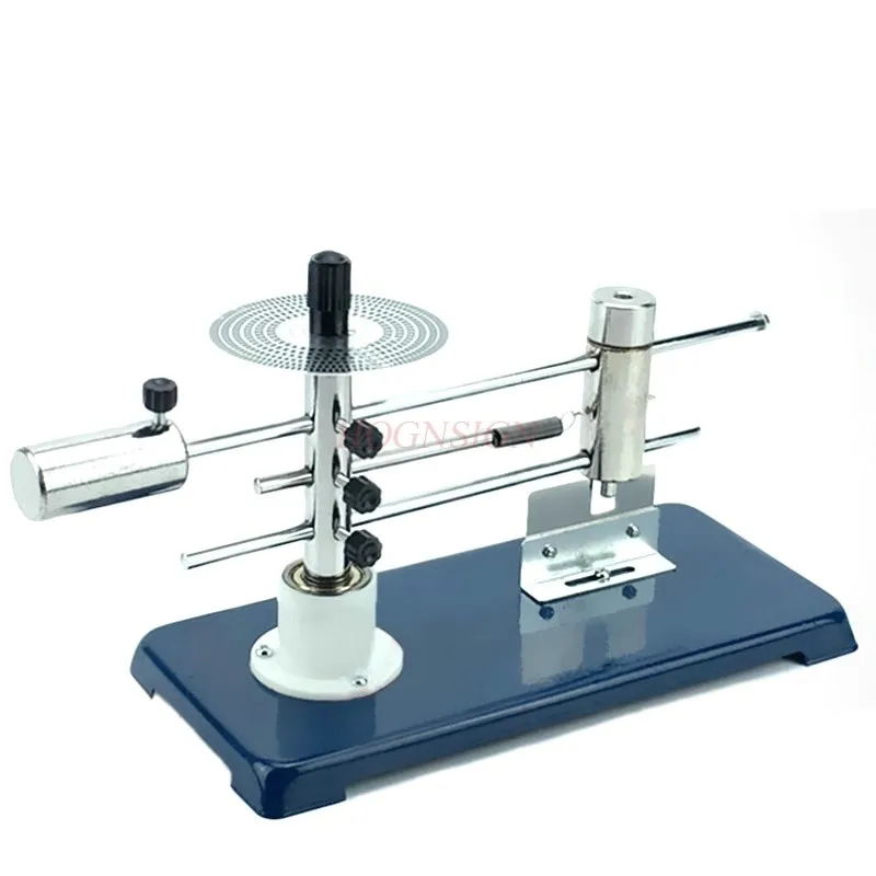 

Calculation of centripetal force using manual pointer based uniform circular motion in centripetal force tester