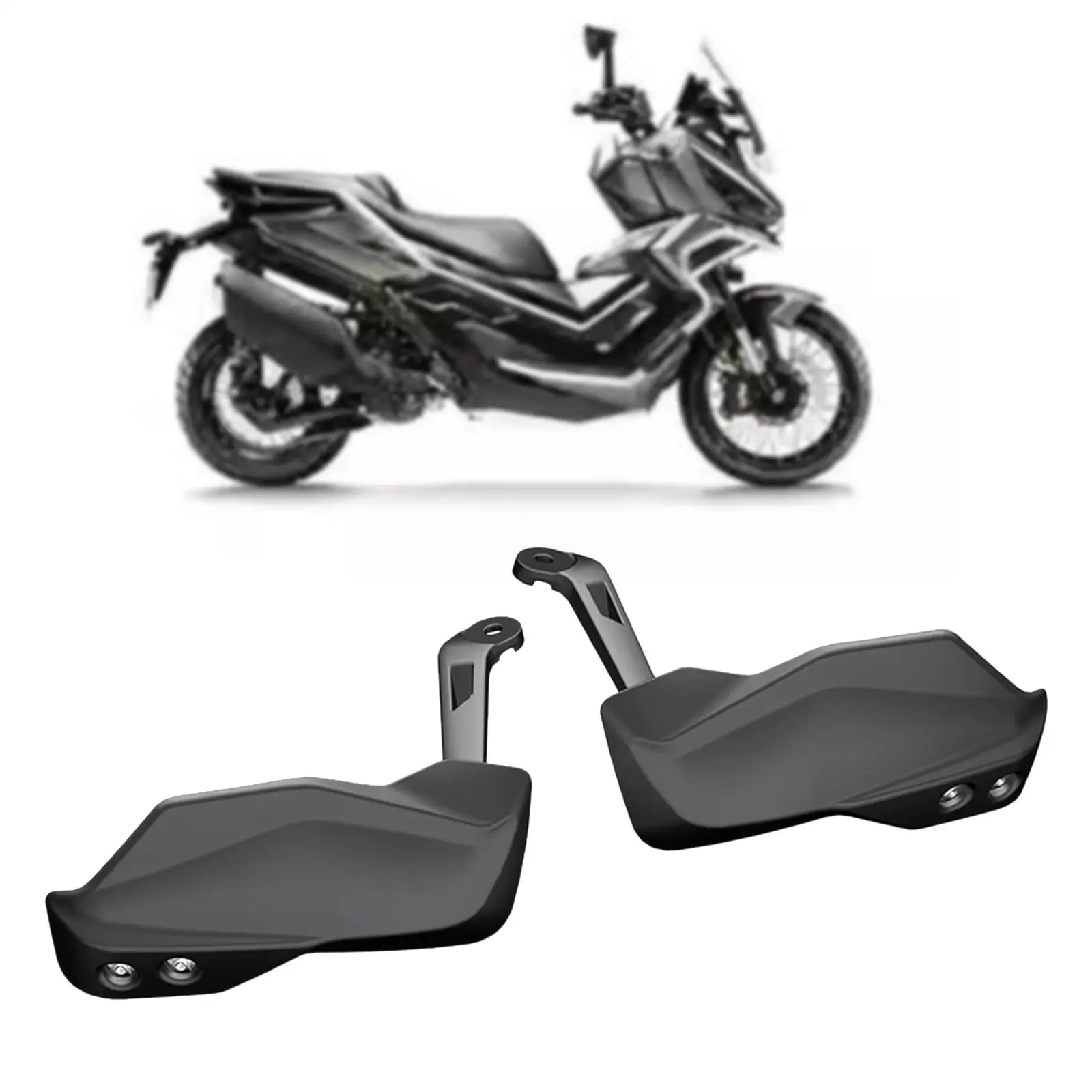 

Motorcycle Handguards Protector Replacement Lightwight Portable Sturdy Handlebar Hand Guard Hand Shield for Zontes 368G