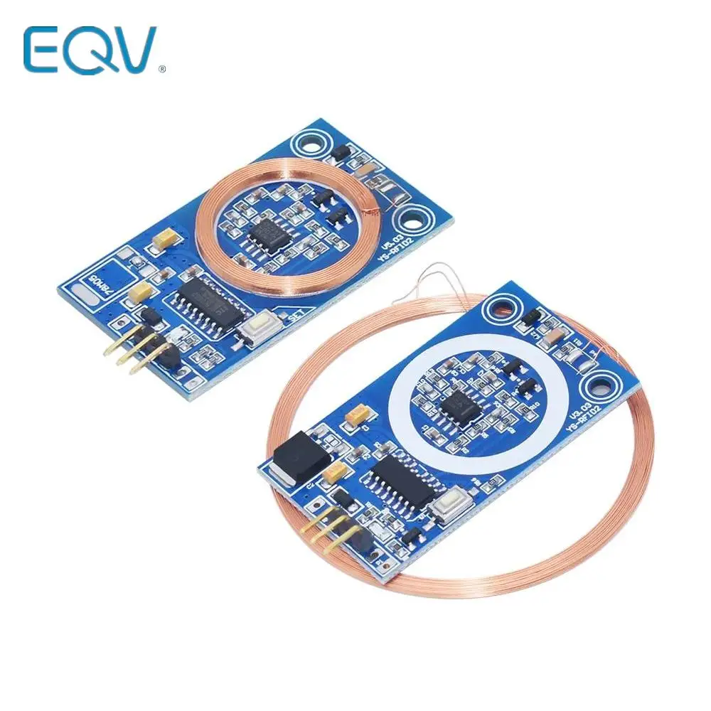 DC 5V 12V ID Card Decoder RFID Reader Module 125KHz TK4100 RF UART IO Output Board For Access Control DIY Modification