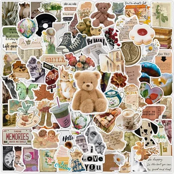 10/30/50/100 adet sanat hayat karikatür Sticker estetik PVC dekorasyon çocuk kırtasiye Scrapbooking çocuklar için okul malzemeleri