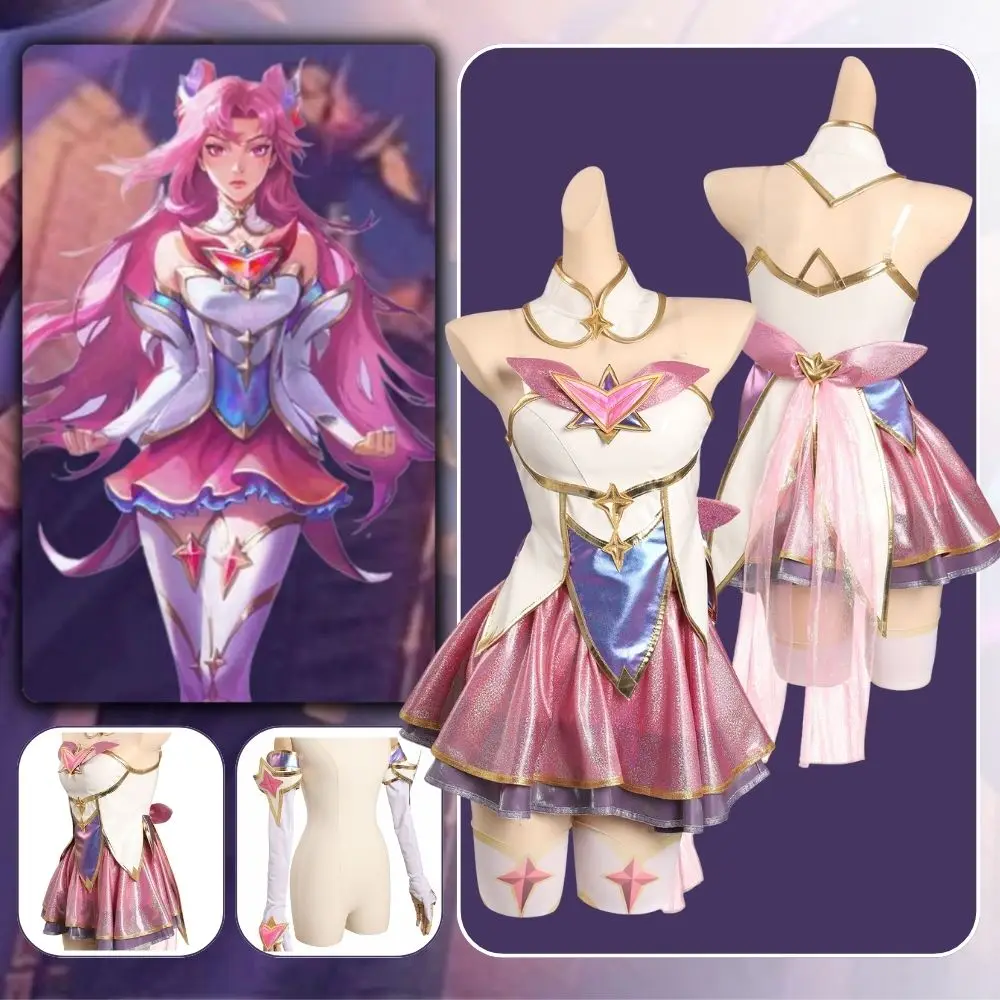 Disfraz de fantasía de juego LOL Kaisa para adultos, conjunto de vestido para mujer y niña, ropa para fiesta de Carnaval y Halloween