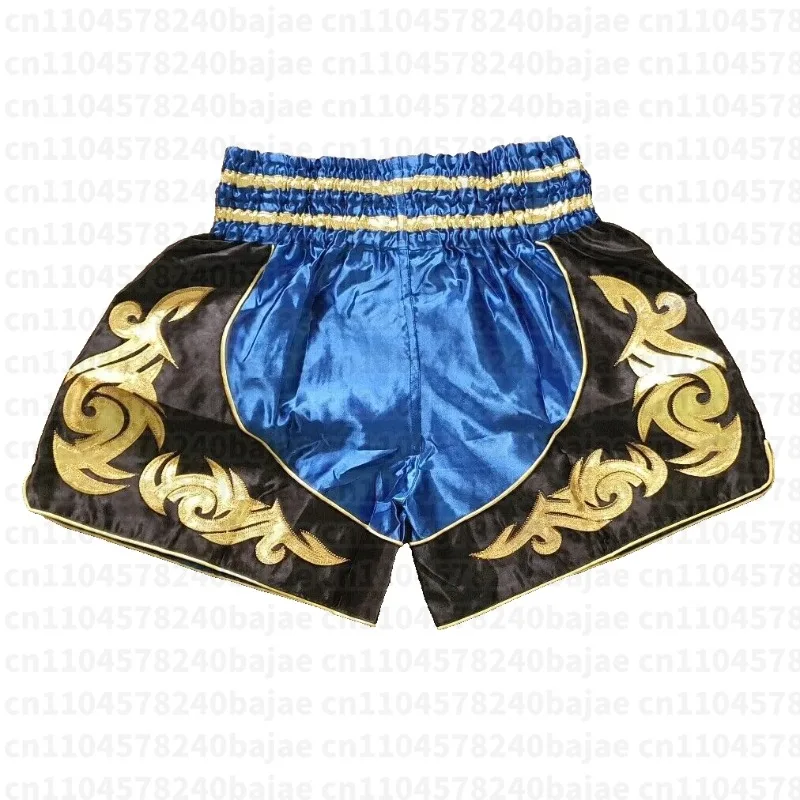 Men Women Kid Boxing Pants Printing MMA Shorts Fight Grappling Short Polyester Boxing Muay Thai Pants Thai Boxing Shorts