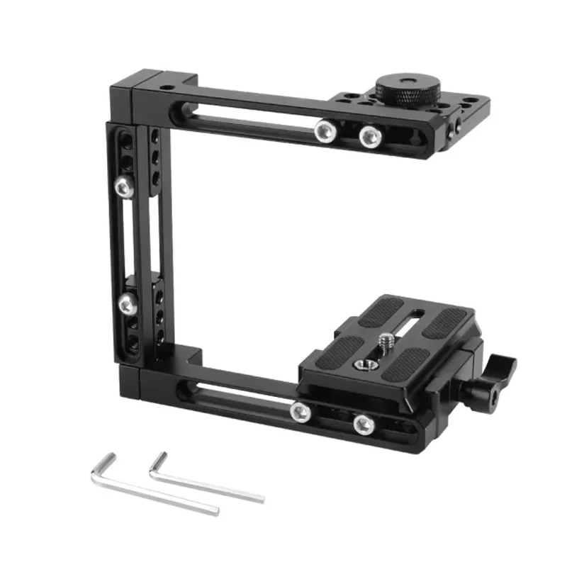 HDRIG Self-configuration Half Cage Kit With QR Manfrotto Plate For Nikon Sony Canon Panasonic GH5/GH3 for DSLR Cameras