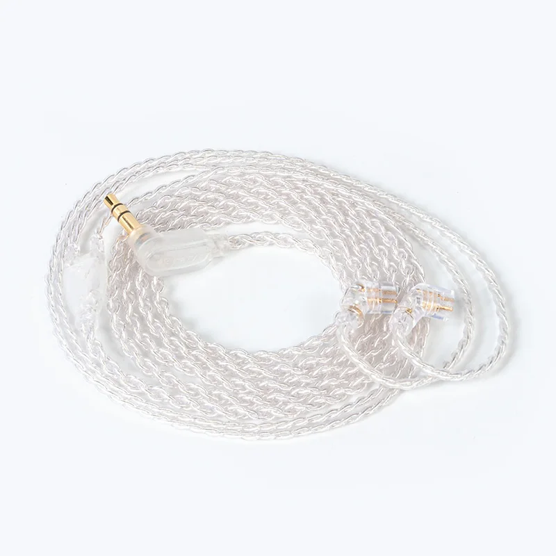 سماعات أذن KBEAR منعشة 4 كور 4N مطلية بالفضة ومطورة مع كابل MMCX/2PIN/QDC/TFZ لسماعة رأس TRI I3 Pro KZ ZST ZSN